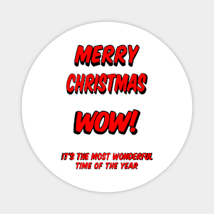 Merry Christmas most wonderful time of the year Magnet